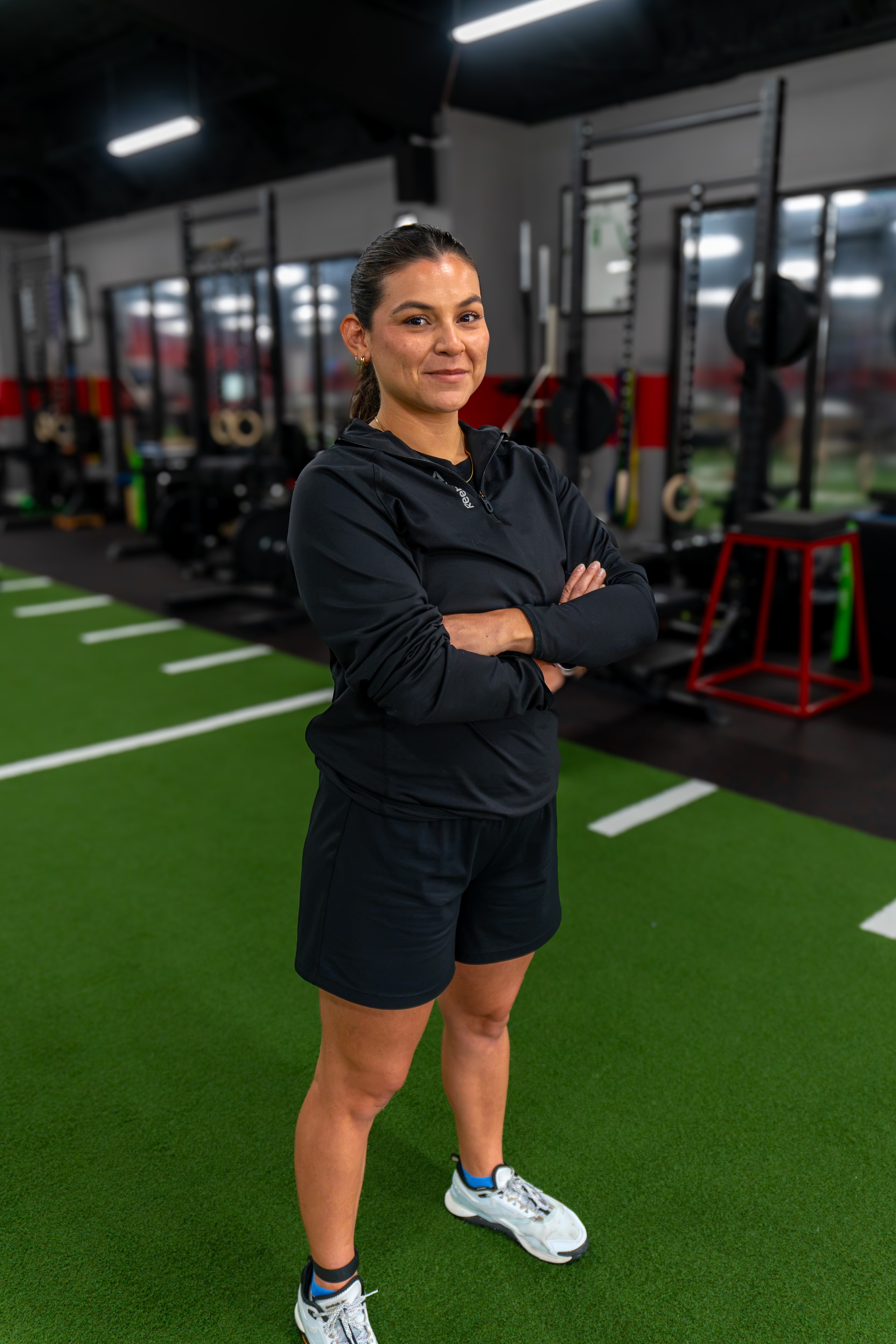 Strength and conditioning coaching session