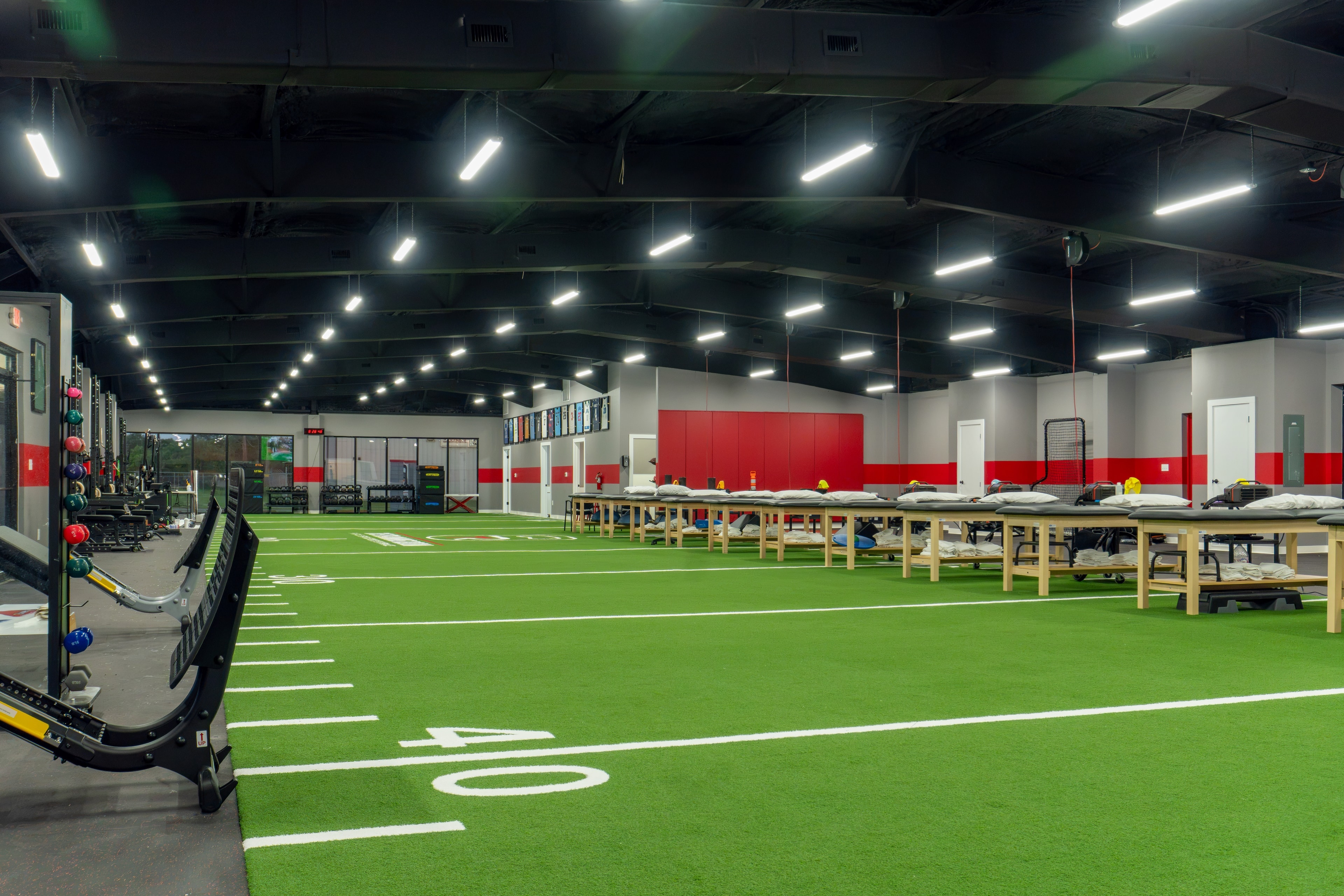 The Training Room Corpus Christi full turf floor